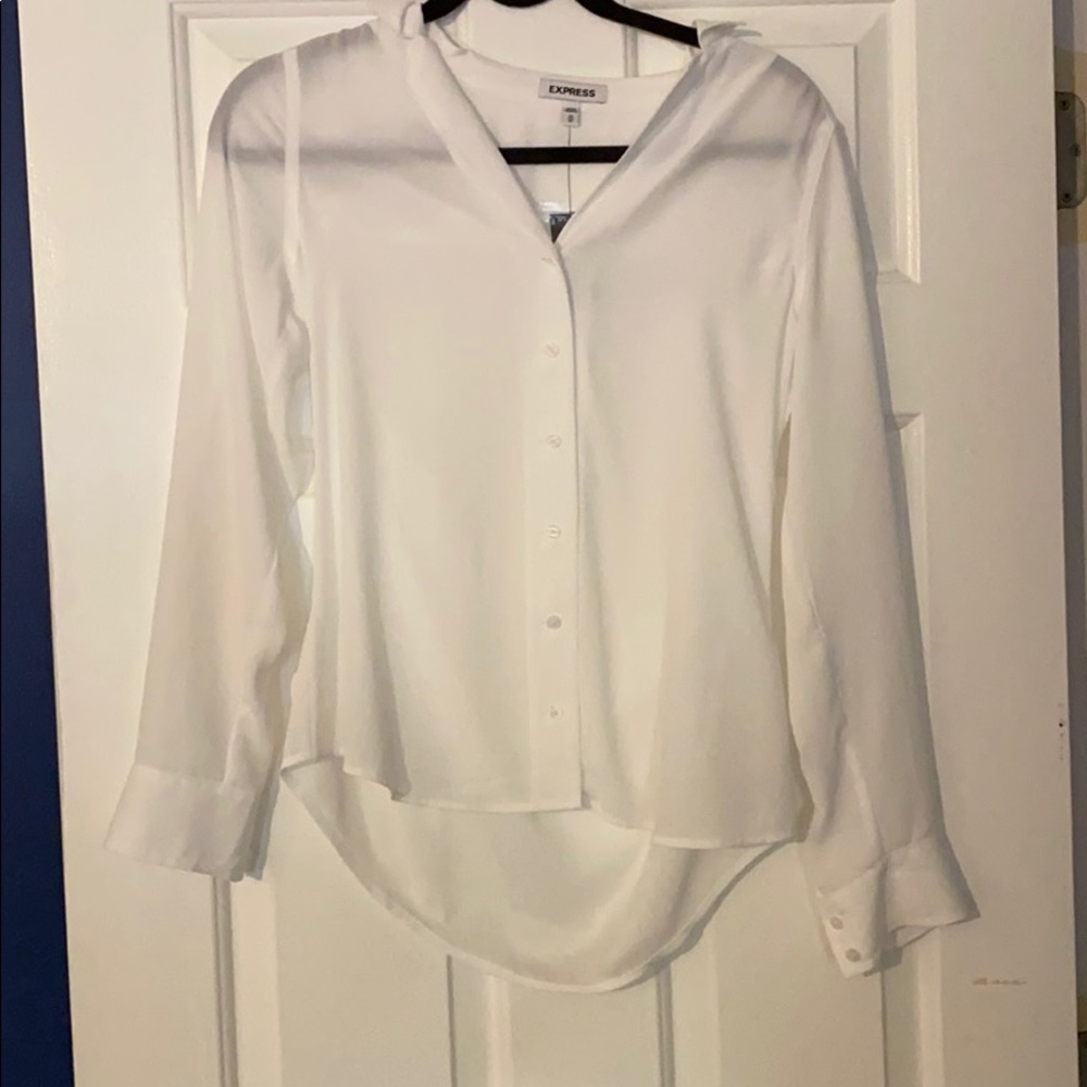 White button down